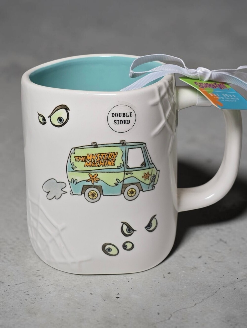 Rae Dunn Scooby-Doo Mystery Machine Double Sided Mug NWT